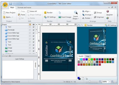 TBS Cover Editor 專業(yè)包裝設(shè)計(jì)軟件的設(shè)計(jì)與制作